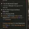 3GA Unbroken Chain (39/40) *4 Slaying Strike* *33.7% Steel Grasp CDR* *34.5% Movement Speed* 228% ul - image