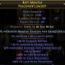 FALCONER'S JACKET CHEST 786/301 EV+ES 5% MOV SPEED 48 SPIRIT 38% FIRE 29% COLD 29% LIGHTNING RES - image