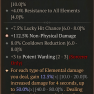 55 LVL REQ GREATER AFFIX TAL RASHA'S IRIDESCENT LOOP RING GA NON PHYSICAL DAMAGE TAL RASHA RING 925 - image