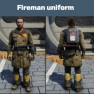 Fireman Uniform + Helmet [apparel] - image