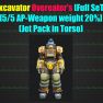Excavator Overeater's [Full SeT] [5/5 AP-Weapon weight 20%](Jet Pack in Torso)[Power Armor] - image
