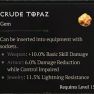 Crude Topaz - Diablo 4 Gems - image