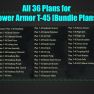 All 36 Plans for Power Armor T-45 [Bundle Plans] - image