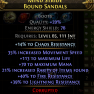 ENERGY SHIELD BOOTS 35% MOVEMENT SPEED 113 LIFE 70 MANA 21% RARITY 40% FIRE 39% LIGHTNING 14% CHAOS - image