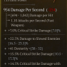 ANCESTRAL SWORD LVL 80 DEX CRITICAL STRIKE DAMAGE CRIT DMG WITH IMBUED SLOWED DAMAGE - image