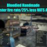 Bloodied Handmade (25% faster fire rate/25% less VATS AP cost) - image