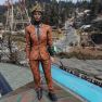 Jack O'Lantern Short Suit / Pant Suit + Fasnacht Beret [Outfit Set] - image