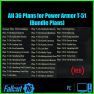 All 36 Plans for Power Armor T-51 [Bundle Plans] - image