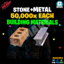 50,000x Each Metal+Stone - [PC, PS4, PS5, Xbox One and Series X/S] Fast Delivery! - image