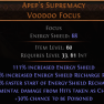 DAWN OF THE HUNT Apep's Supremacy UNIQUE FOCUS LVL 33 REQ SORCERESS FOCUS WITCH FOCUS - image