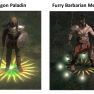 Zeal / Dragon Paladin + Barbarian Furry Merc Set Items - image