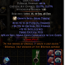 2 SOCKETED TANGLETONGUE 20% QUALITY %24 CRITICAL HIT CHANCE UNIQUE SPEAR DEADEYE LIGHTNING SPEAR - image