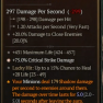 Legendary Dagger 1GA *75% Critical Strike Damage* 431 max life one reroll stat - image