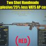 Two Shot Handmade (Explosive/25% less VATS AP cost) - image