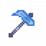 Enchanted and reforged frozen Scythe (mage weapon with no requirements) - image
