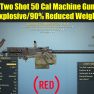 Two Shot 50 Cal Machine Gun (Explosive/90% Reduced Weight) - image
