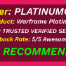 ⭐[PC] ⭐Legit & safe Platinum⭐ Purchase on your account ⭐ Extra Gift for Feedbacks! ⭐ - image