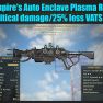 Vampire's Auto Enclave Plasma Rifle (+50% critical damage/25% less VATS AP cost) - image