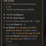 2GA Hail of Verglas (68/75) *22.5% Intelligence* *22.5% Attack Speed* 4 ice shards 8.1% cooldown red - image