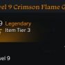 (Tier3)Level 9 Crimson Flame Gem(CoolDown Gem CD Gem) (Random Class and Random Skill) All US server - image