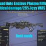 Quad Auto Enclave Plasma Rifle (+50% critical damage/25% less VATS AP cost) - image