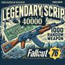 X40000 LEGENDARY SCRIP(X1000 RANDOM WEAPONS 3 STAR) - image