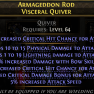 VISCERAL QUIVER LIGHTNING & PHYSICAL DMG 39% BOW SKILL DMG 55% CRIT HIT CHANCE 15% CRIT DMG BONUS 5% - image