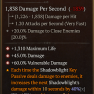 TRIPLE GREATER AFFIX DAGGER MAXIMUM LIFE VULNERABLE DAMAGE % DAMAGE 925 ILVL 80 REQ - image