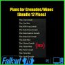 Plans for Grenades/Mines[Nuka Cola/Quantum Grenage] [Bundle 12 Plans] - image