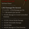 ANCESTRAL STAFF LVL 72 CRITICAL STRIKE DAMAGE VULNERABLE DAMAGE ALL STAT DAMAGE TO CLOSE ENEMIES - image