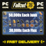 Fallout 76 - PC - 50,000 Each Junk + 30,000 Each Flux - image