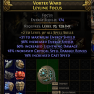 FOCUS 236 ENERGY SHIELD +2 TO ALL SPELL SKILLS 60% LIGHTNING DAMAGE 19% CAST SPEED 18% CRITICAL SPEL - image