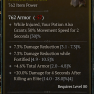 S1✅762 Pants 4.6% Total Armor 7.3% Damage Reduction(full) 7.3% DR fortified - image
