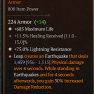 Legendary Chest 2GA *75% Lightning Resistance* *685 Maximum Life* a reroll stat - image