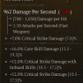 ANCESTRAL SWORD LVL 80 CRITICAL STRIKE DAMAGE CORE SKILL Damage CRIT DMG WITH IMBUED SKILLS ALL STAT - image