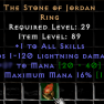 Stone of Jordan SoJ  (17% max mana) - image