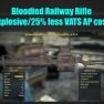 Bloodied Railway Rifle (Explosive/25% less VATS AP cost) - image