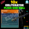 10x Obliterator (Energy) PL144  - [PC, PS4, PS5, Xbox One and Series X/S] Fast Delivery! - image