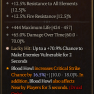 800 IP Ring 1GA *70.9% Lucky Hit Makes Vulnerable* 444 maximum life 65% damage over time - image