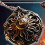 Fireflower Solar Amulet - Fast Delivery - image