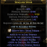SEAGLASS SPEAR 152 LIGHTNING DMG 364 ACCURACY 23% CRIT DMG BONUS %13.63 CRIT CHANCE 28 ATTACK SPEED - image