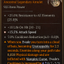 GREATER AFFIX AMULET GA ATTACK SPEED COOLDOWN REDUCTION LVL 80 REQ 925 ILVL GA AMULET - image