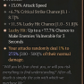 2GA Fists of Fate (275/300) *13% Attack Speed* *77.7% Lucky Hit Makes Vulnerable* 6.7% crit chance 1 - image