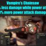 Vampire's Chainsaw (40% less damage while power attack/40% more power attack damage) - image