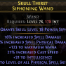 WAND +5 PHYSICAL SPELL SKILLS 65% SPELL PHYSICAL DMG 21% CAST SPEED 31 INT 123 MANA 16% SPELL DMG - image
