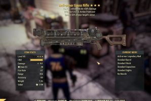 Anti-armor Gauss Rifle [V.A.T.S. critical shots do +50% damage | 25% less V.A.T.S. Action Point cost - image