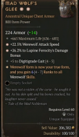 2GA Mad Wolf's Glee (6/7) ✷22.5% Werewolf Attack Speed ✷26.2% Lupine Ferocity's Damage - image