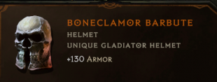 Boneclamor Barbute (Beneath Ancient Skies) - image