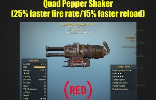 Quad Pepper Shaker (25% faster fire rate/15% faster reload) - image