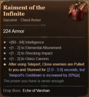 4GA Raiment of The Infinite 4GA ,Unique Item, MAX Aspect - image